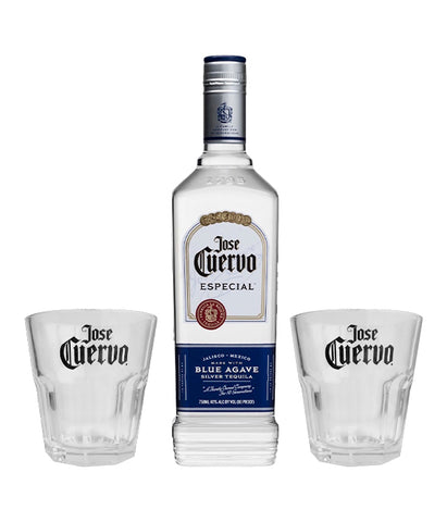Jose Cuervo Especial Silver + oferta de 2 copos